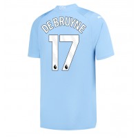 Fotballdrakt Herre Manchester City Kevin De Bruyne #17 Hjemmedrakt 2023-24 Kortermet